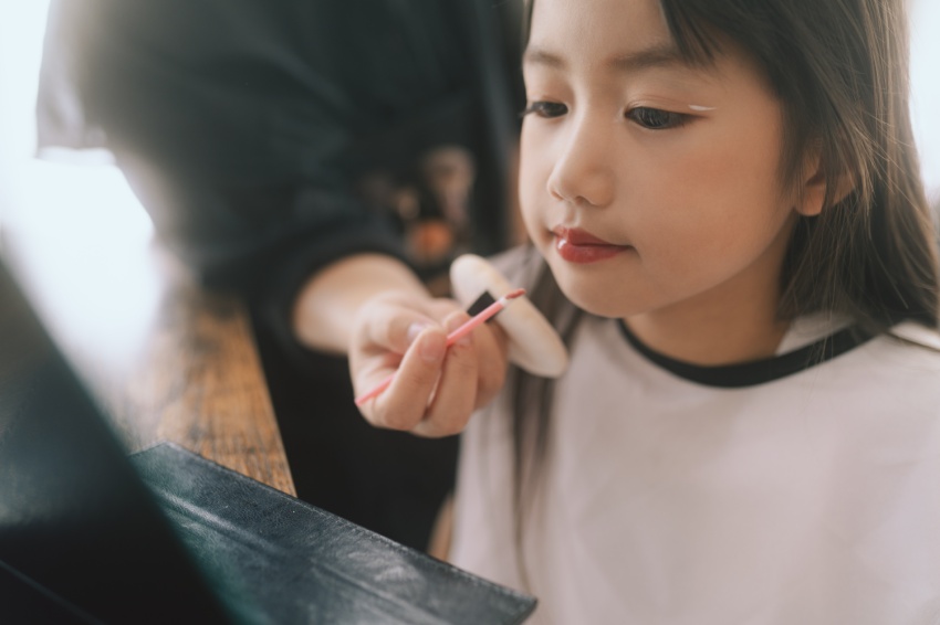 浜松でお仕度からはじまる七五三出張撮影